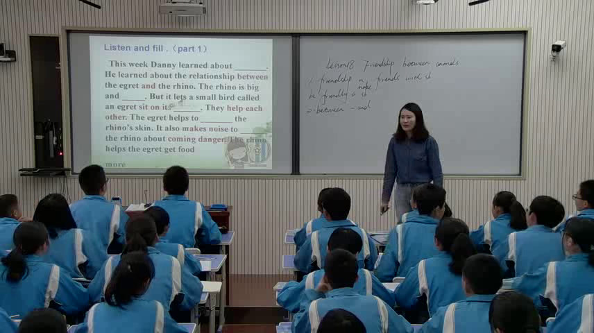 冀教版英语八下《Lesson 18 Friendship Between Animals》甘肃张老师-省一等奖