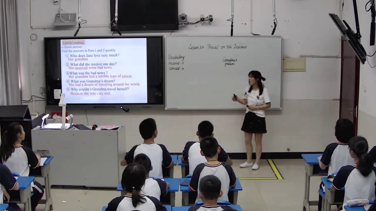 冀教版英语八下《Lesson 22 Travel on the Internet》四川赵老师-县级优课