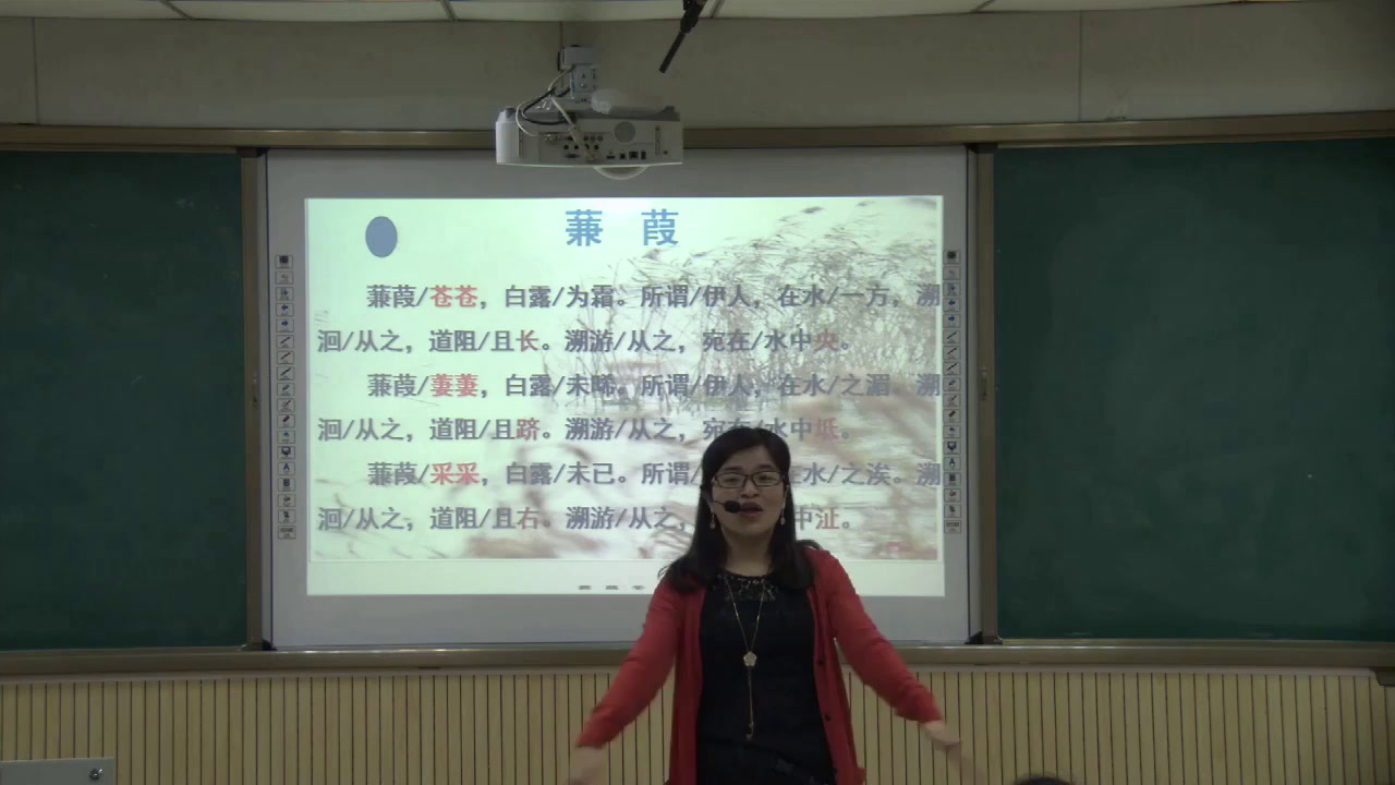 语文2011课标版九下《蒹葭》四川朱老师-全国一等奖
