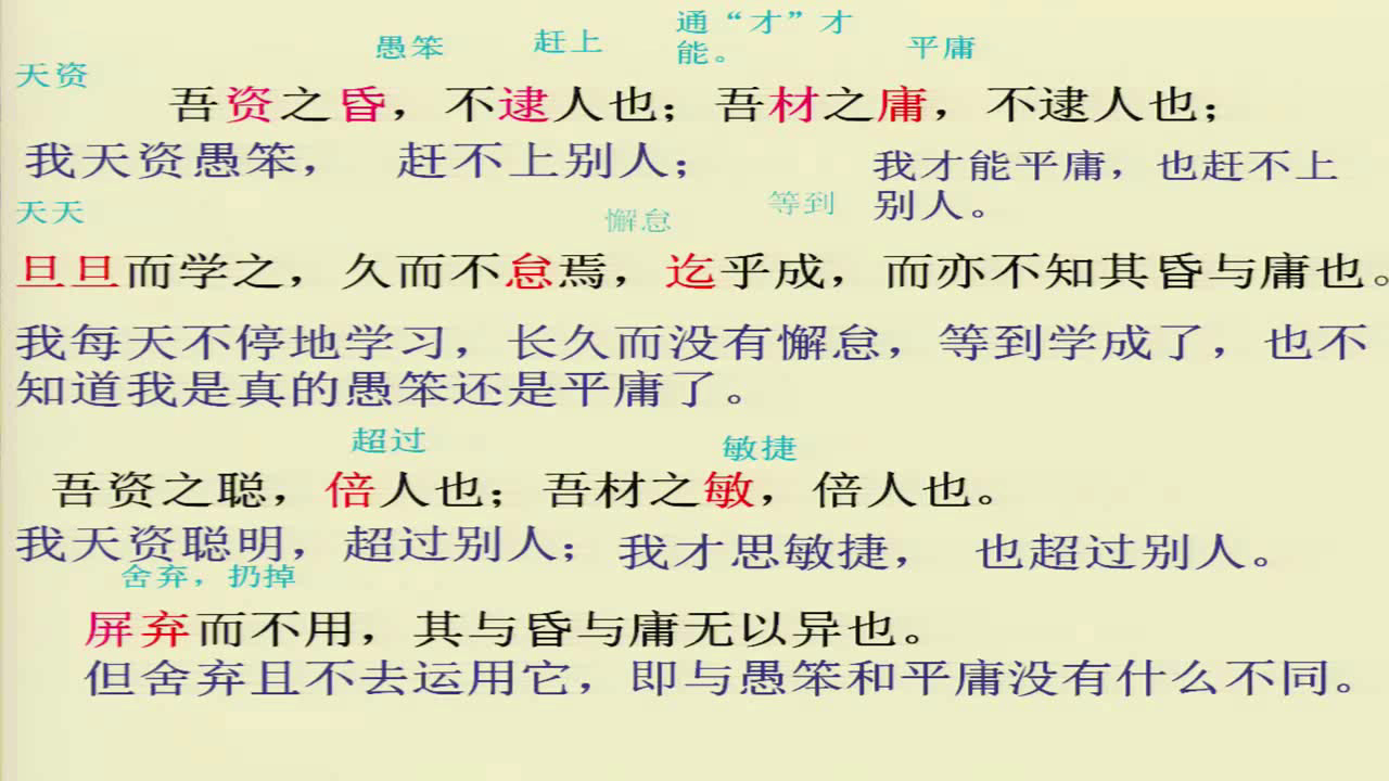 苏教版语文七下《二十四为学》海南李老师-市一等奖