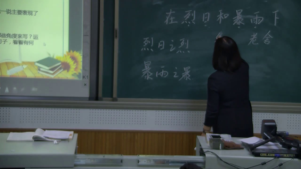 苏教版语文九上《七在烈日和暴雨下》黑龙江钟老师-县级优课