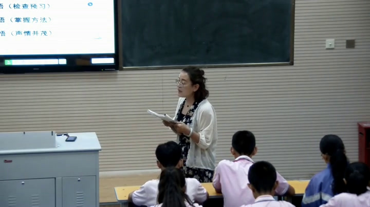 语文2011课标版八上《一片槐树叶》宁夏王老师-县级优课