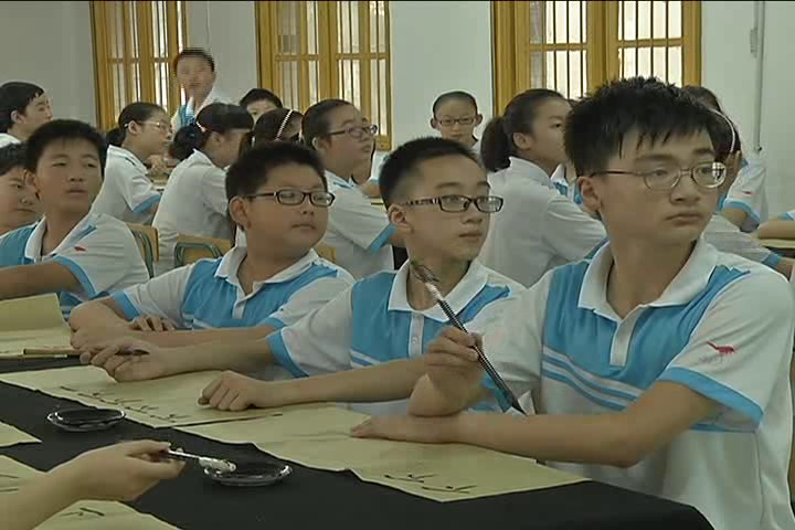 语文2011课标版八上《写字行楷字的书写原则（二）》四川老师-
