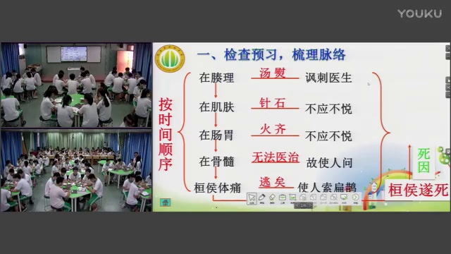 语文2011版九上《19扁鹊见蔡恒公》广东老师-