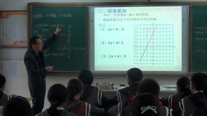 苏科版数学八上《6.6一次函数、一元一次方程组和一元一次不等式》江苏严老师-市一等奖