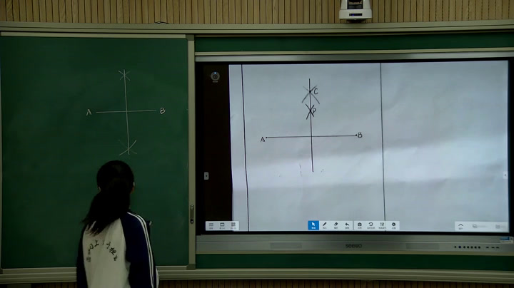冀教版数学八上《关于线段垂直平分线的尺规作图》河北齐老师-市一等奖