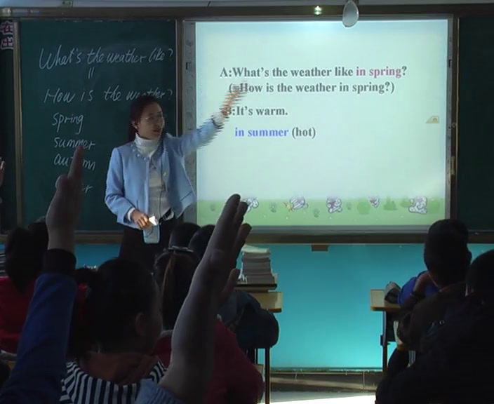 外研版英语七上《Unit2 What's the weather like》黑龙江林老师-全国一等奖