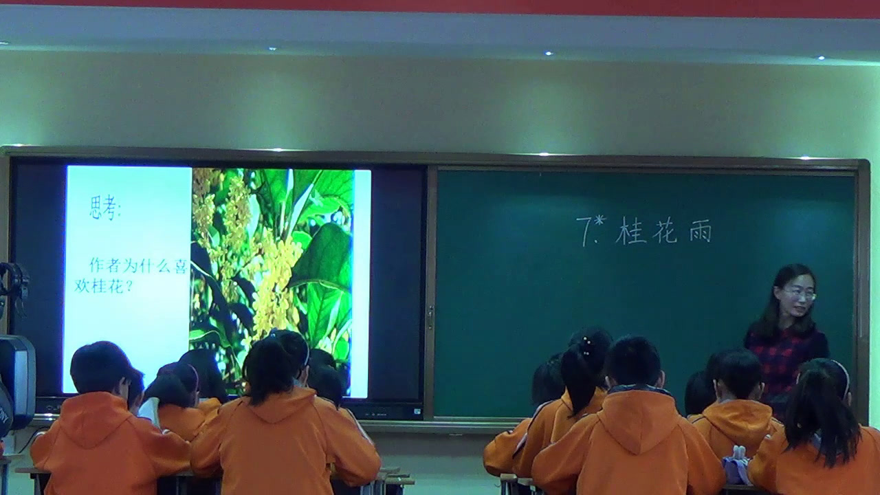 部编版语文五上《桂花雨》河北老师-省一等奖